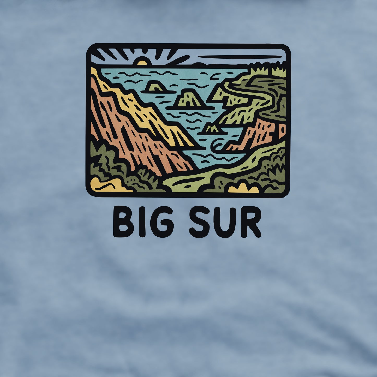 Big Sur State Park Crewneck Sweatshirt Adventure and Outdoors Themed Sweatshirt
