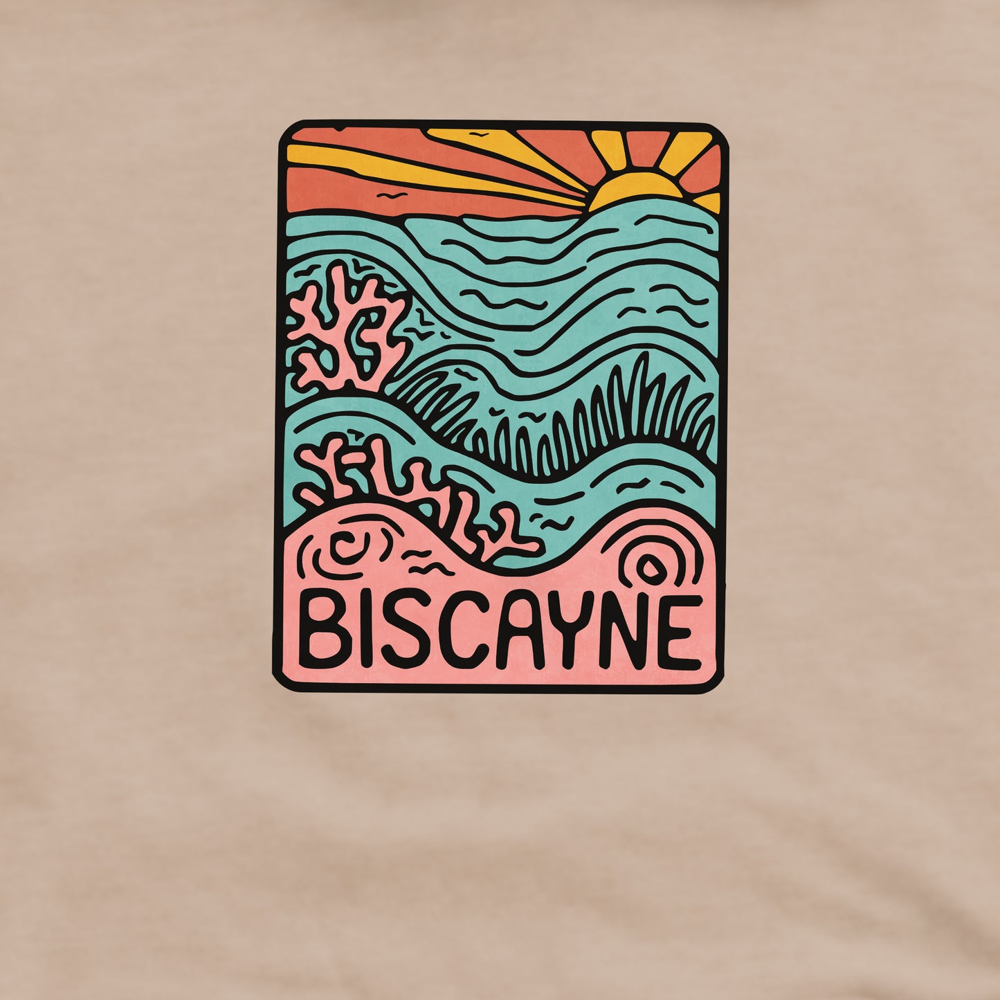 Biscayne National Park Crewneck Sweatshirt Adventure and Outdoors Themed Sweatshirt