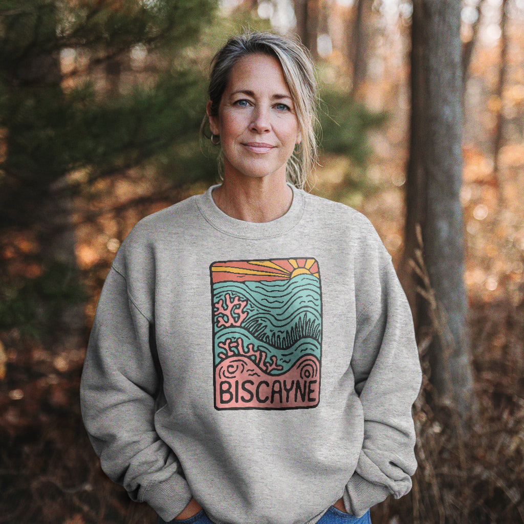 Biscayne National Park Crewneck Sweatshirt Adventure and Outdoors Themed Sweatshirt