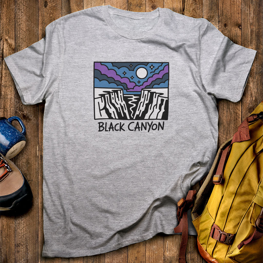 Black Canyon of the Gunnison at Night T-Shirt