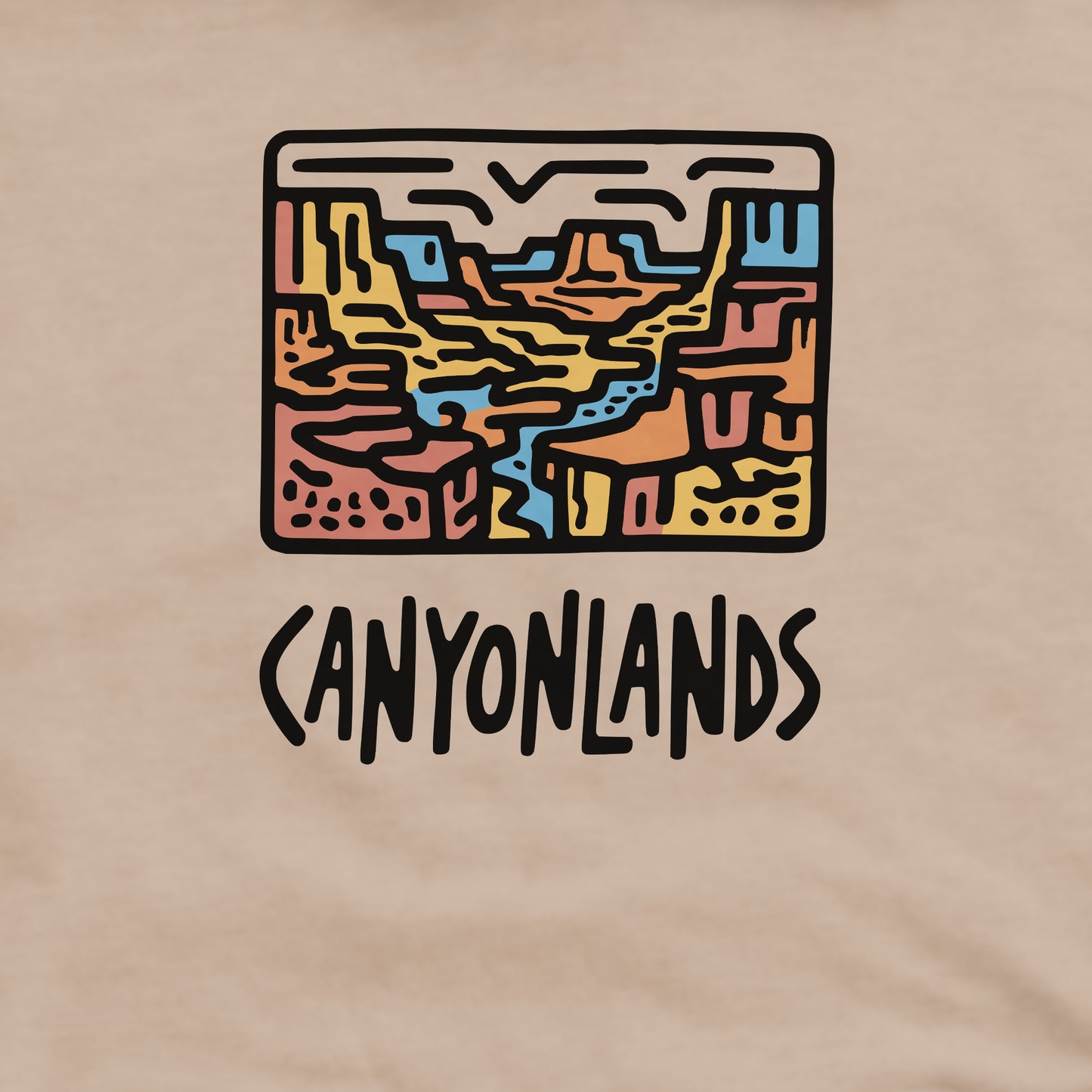 Canyonlands National Park Crewneck Sweatshirt Adventure and Outdoors Themed Sweatshirt