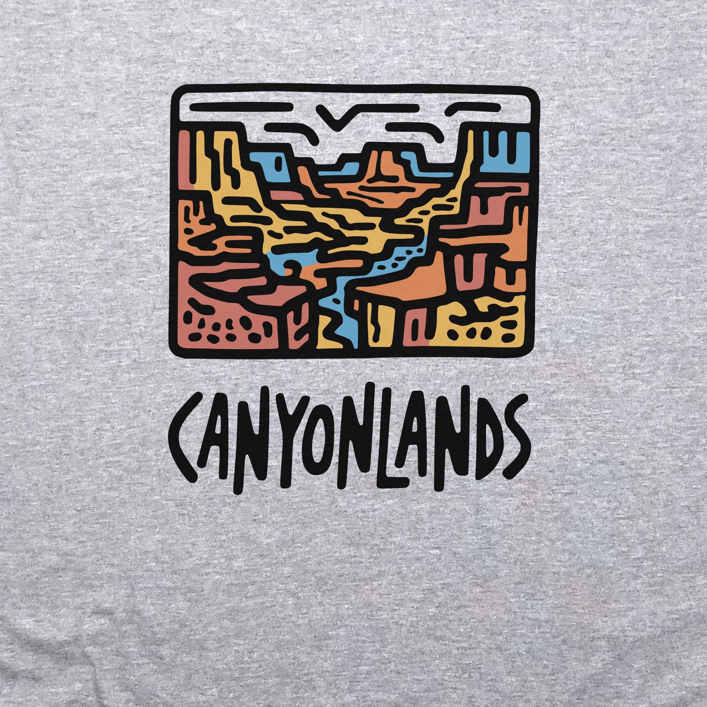 Canyonlands National Park Crewneck Sweatshirt Adventure and Outdoors Themed Sweatshirt