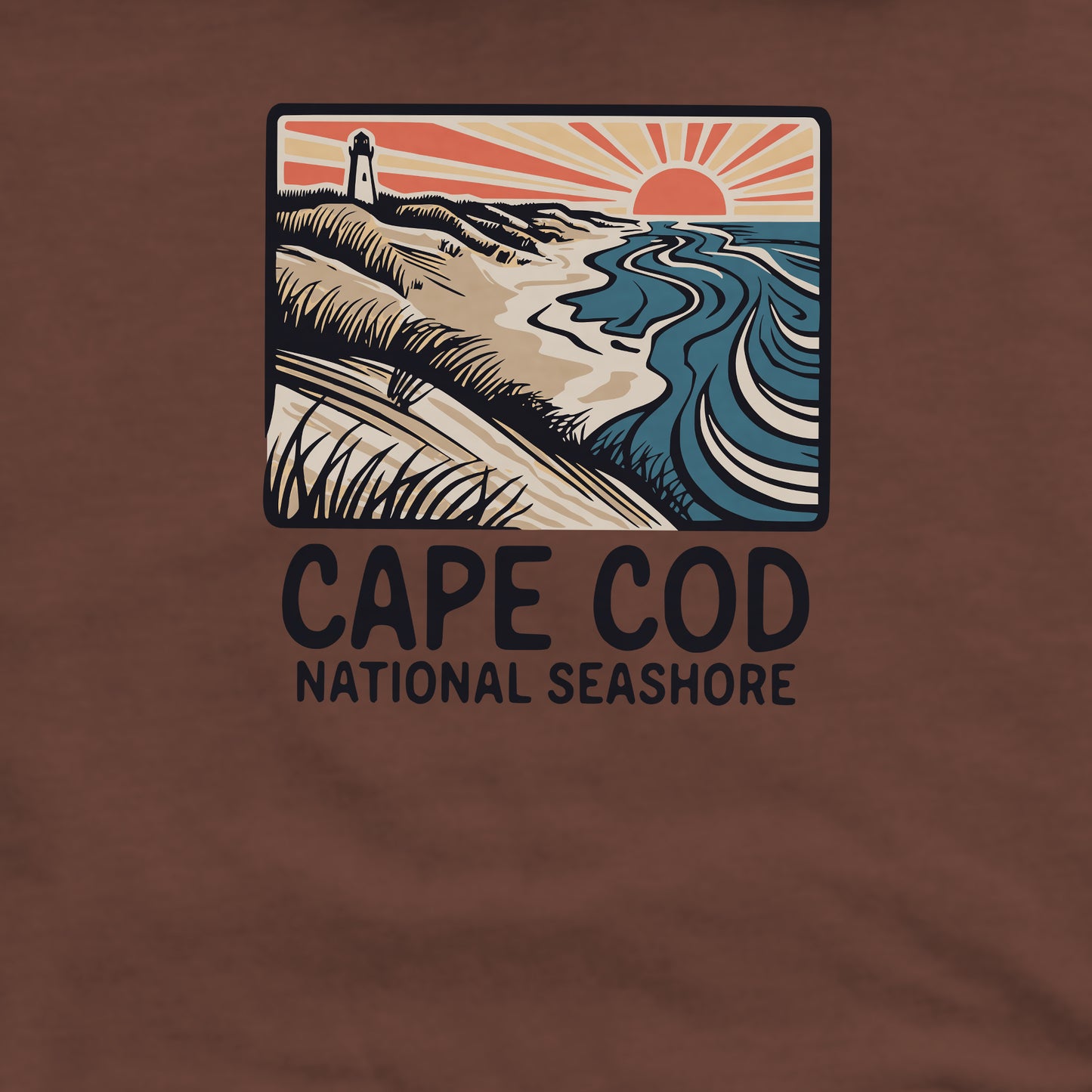 Cape Cod National Seashore Crewneck Sweatshirt Adventure and Outdoors Themed Sweatshirt