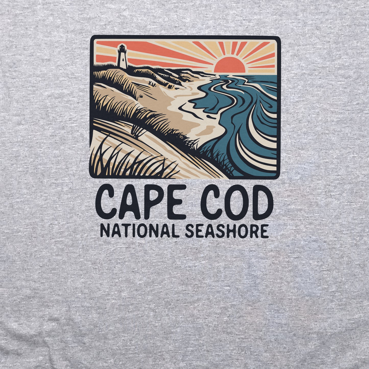 Cape Cod National Seashore Crewneck Sweatshirt Adventure and Outdoors Themed Sweatshirt
