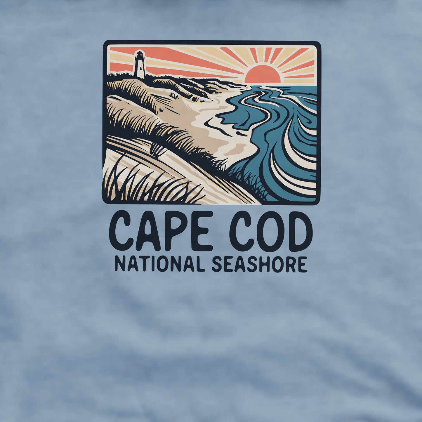 Cape Cod National Seashore Crewneck Sweatshirt Adventure and Outdoors Themed Sweatshirt