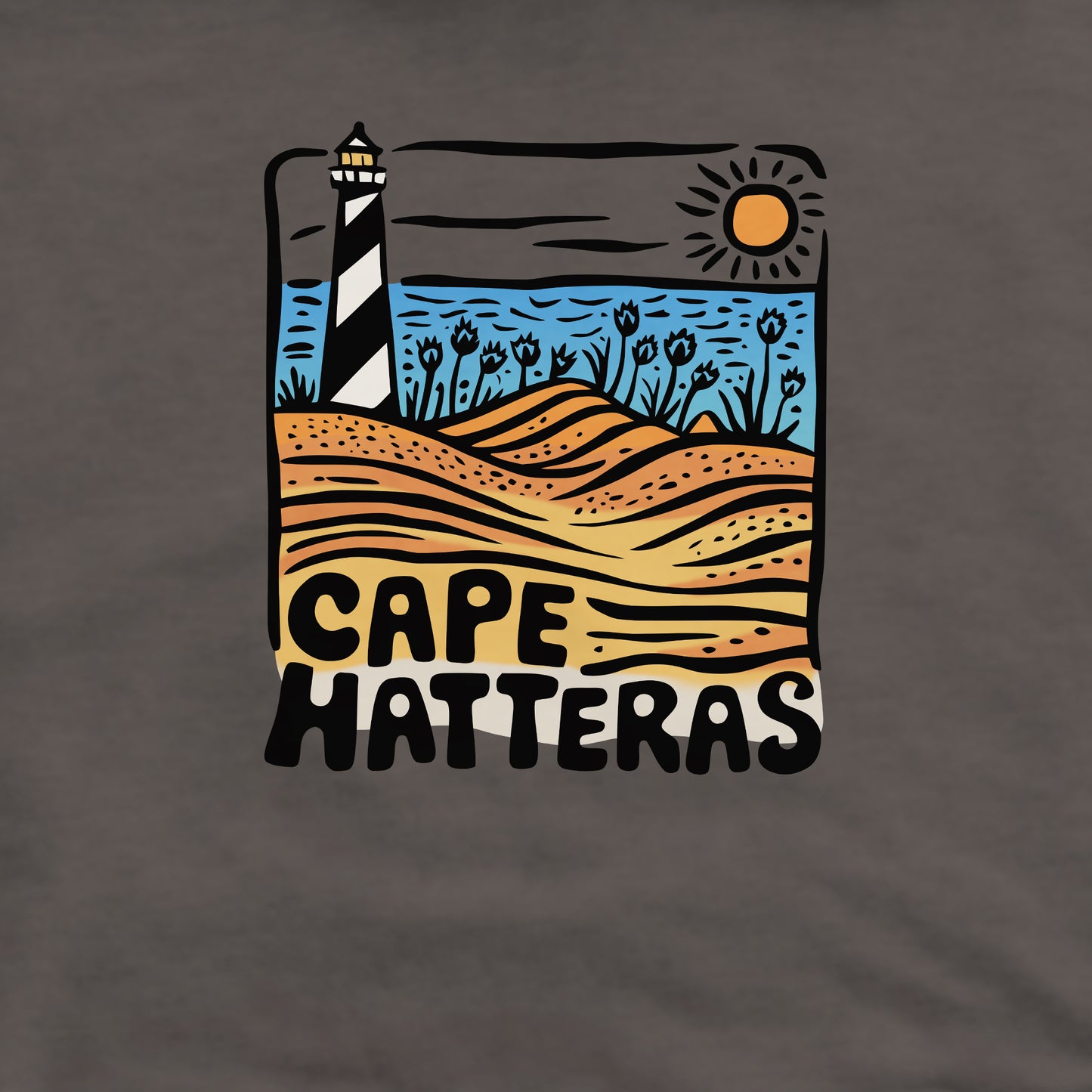 Cape Hatteras National Seashore Crewneck Sweatshirt Adventure and Outdoors Themed Sweatshirt