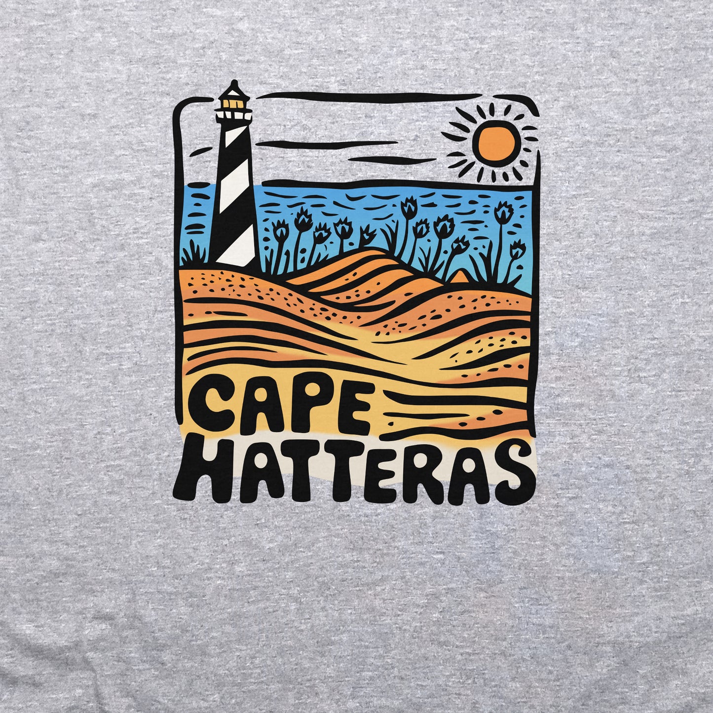 Cape Hatteras National Seashore Crewneck Sweatshirt Adventure and Outdoors Themed Sweatshirt
