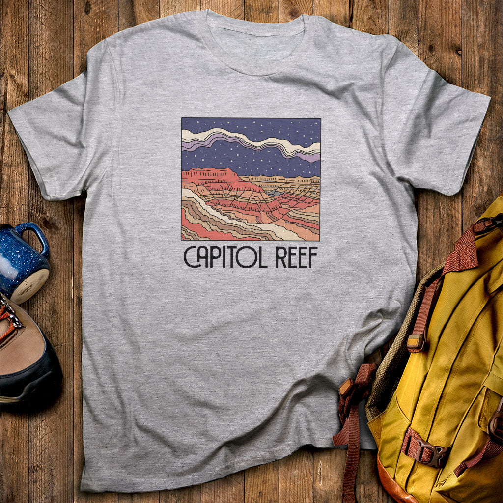 Capitol Reef National Park at Night T-Shirt