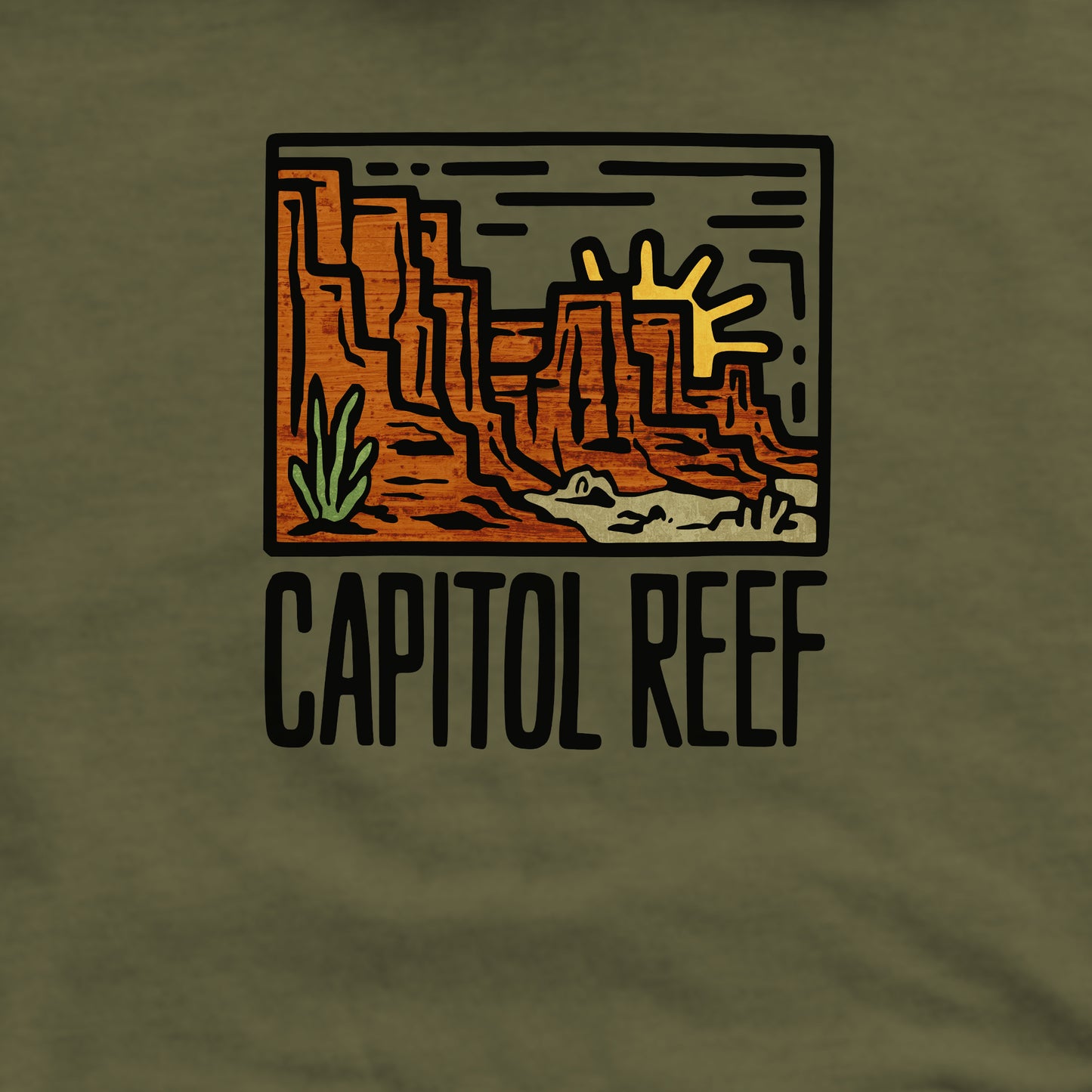 Capitol Reef National Park Crewneck Sweatshirt Adventure and Outdoors Themed Sweatshirt