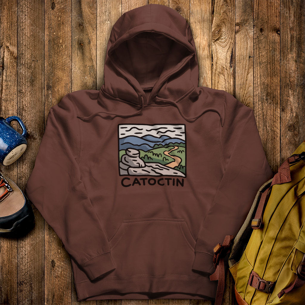 Catoctin Mountain Hoodie Cocoa Adventure and Outdoors Themed Hoodie