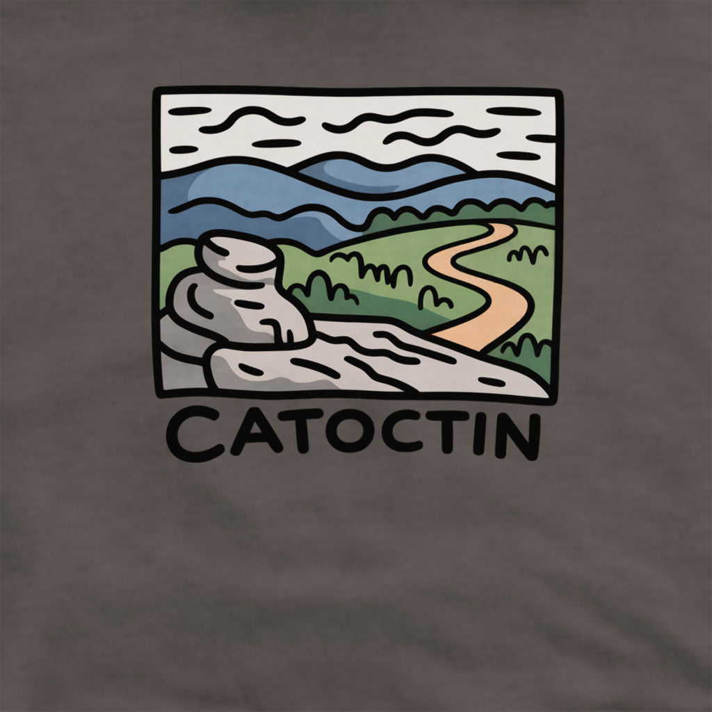 Catoctin Mountain Crewneck Sweatshirt Adventure and Outdoors Themed Sweatshirt