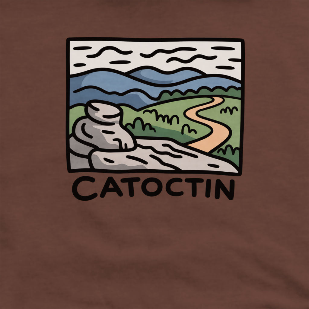 Catoctin Mountain Crewneck Sweatshirt Adventure and Outdoors Themed Sweatshirt