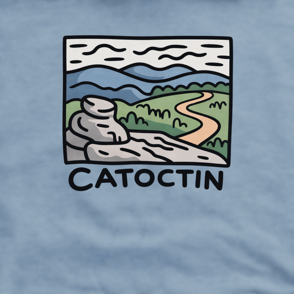 Catoctin Mountain Crewneck Sweatshirt Adventure and Outdoors Themed Sweatshirt