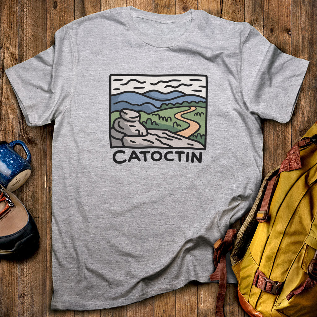 Catoctin Mountain T-Shirt Sport Grey Adventure and Outdoors Themed T-Shirt