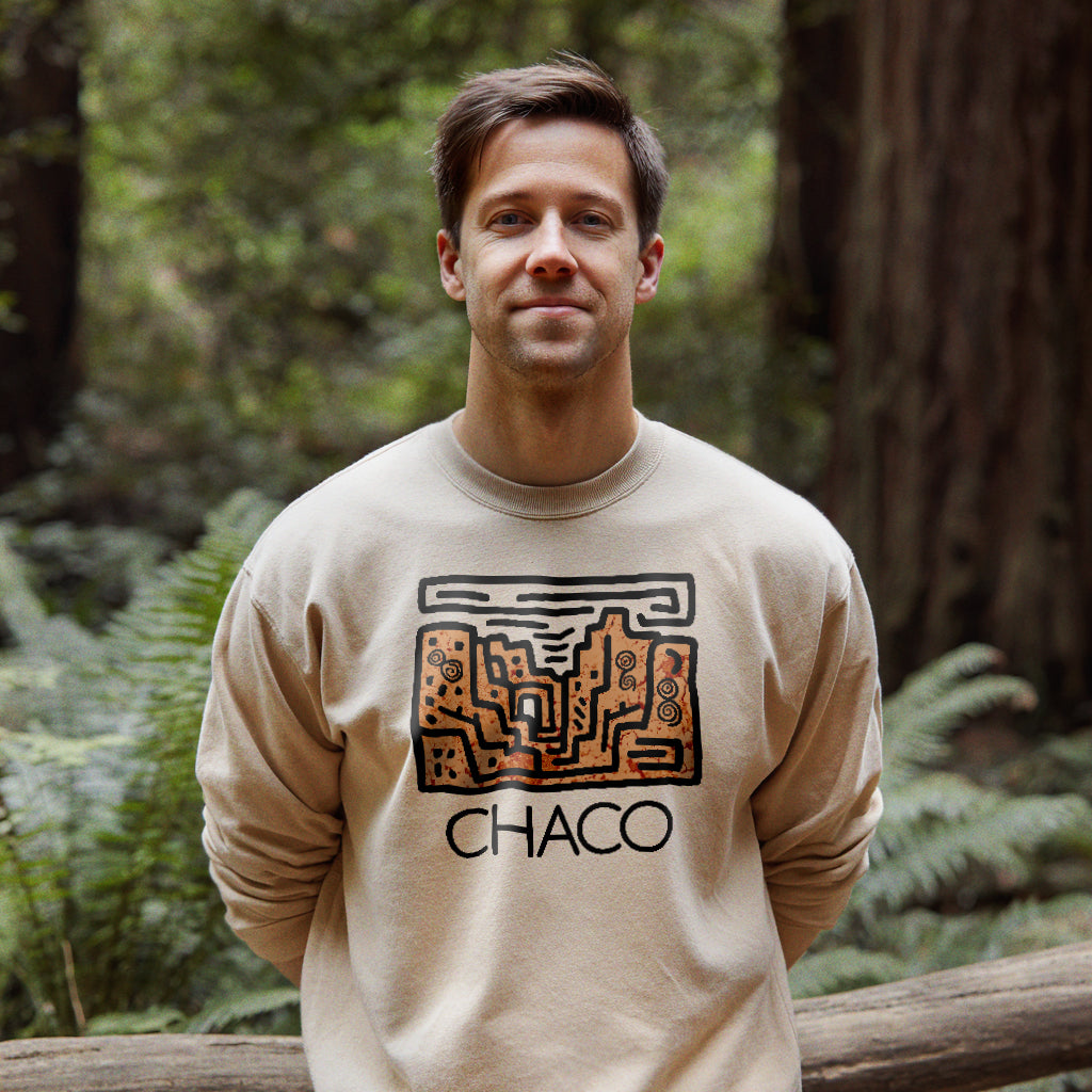 Chaco Culture National Historical Park Crewneck Sweatshirt Adventure and Outdoors Themed Sweatshirt