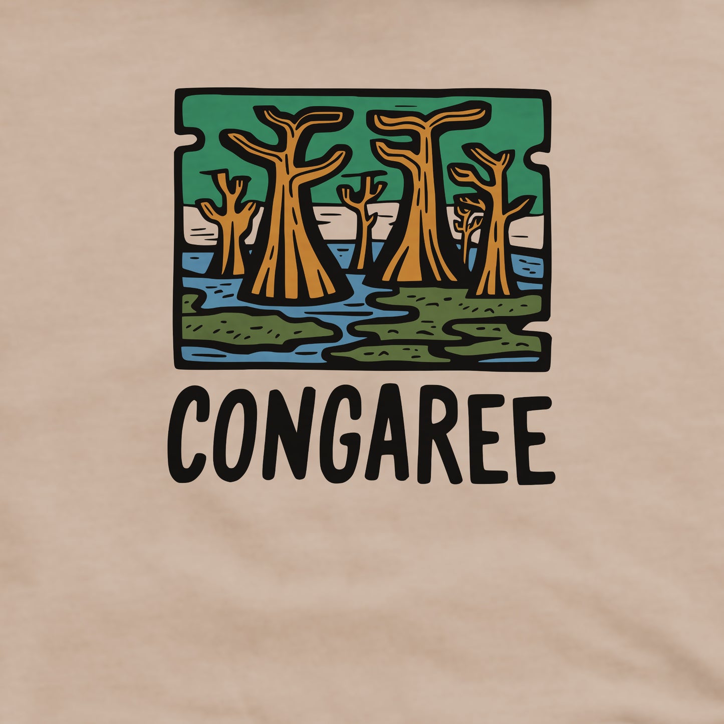 Congaree National Park Crewneck Sweatshirt Adventure and Outdoors Themed Sweatshirt