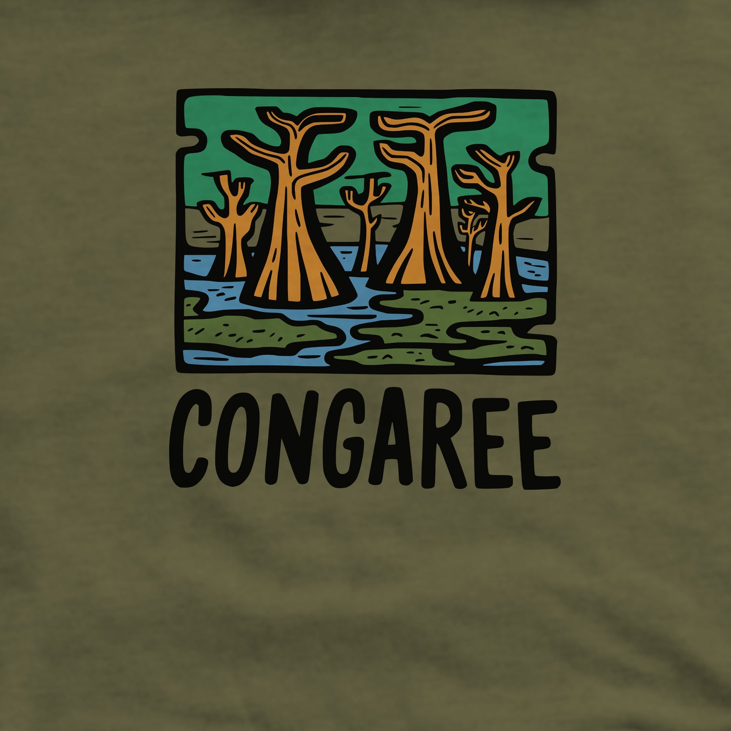 Congaree National Park Crewneck Sweatshirt Adventure and Outdoors Themed Sweatshirt
