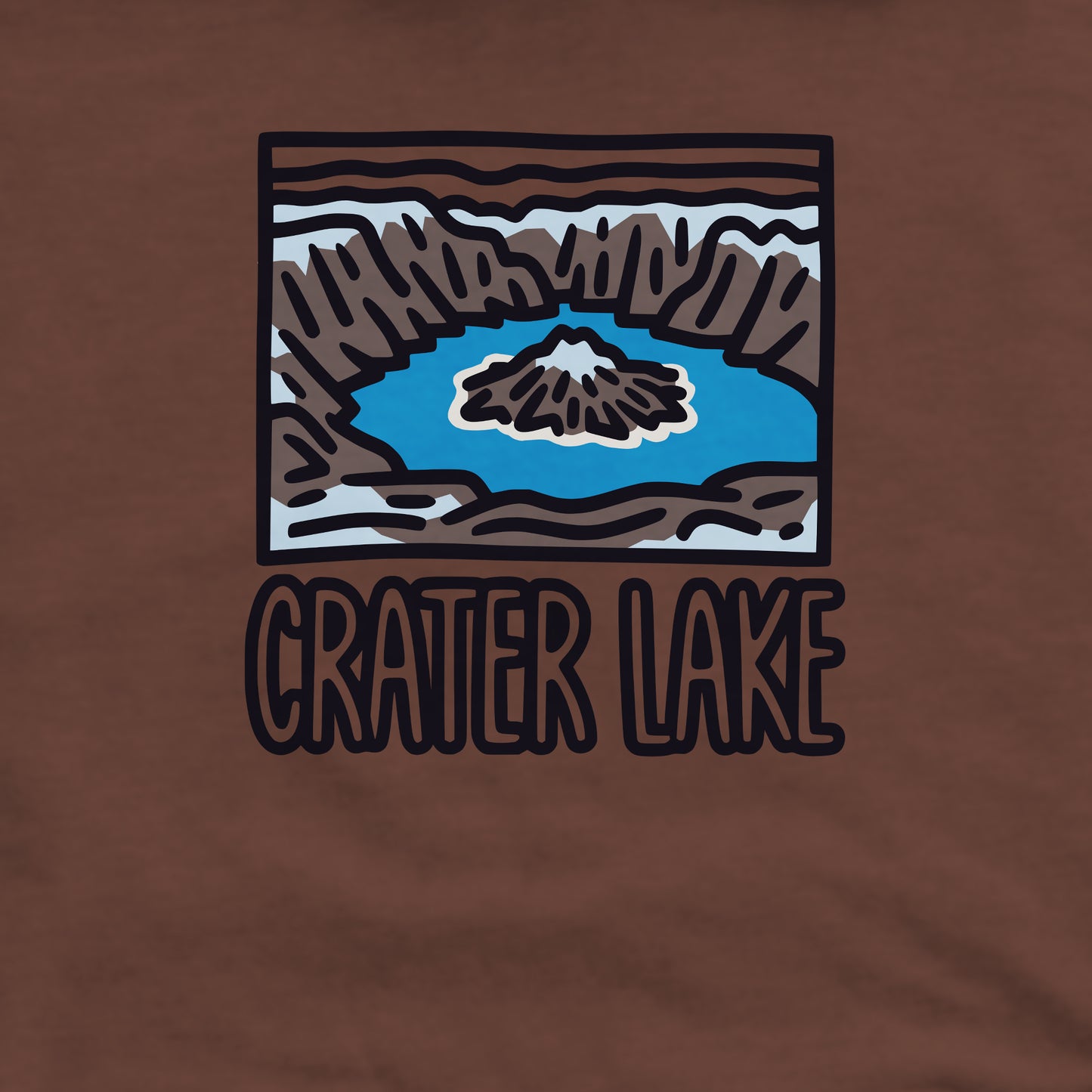 Crater Lake National Park Crewneck Sweatshirt Adventure and Outdoors Themed Sweatshirt