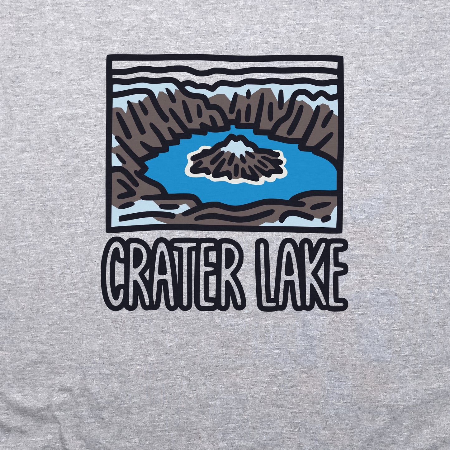 Crater Lake National Park Crewneck Sweatshirt Adventure and Outdoors Themed Sweatshirt