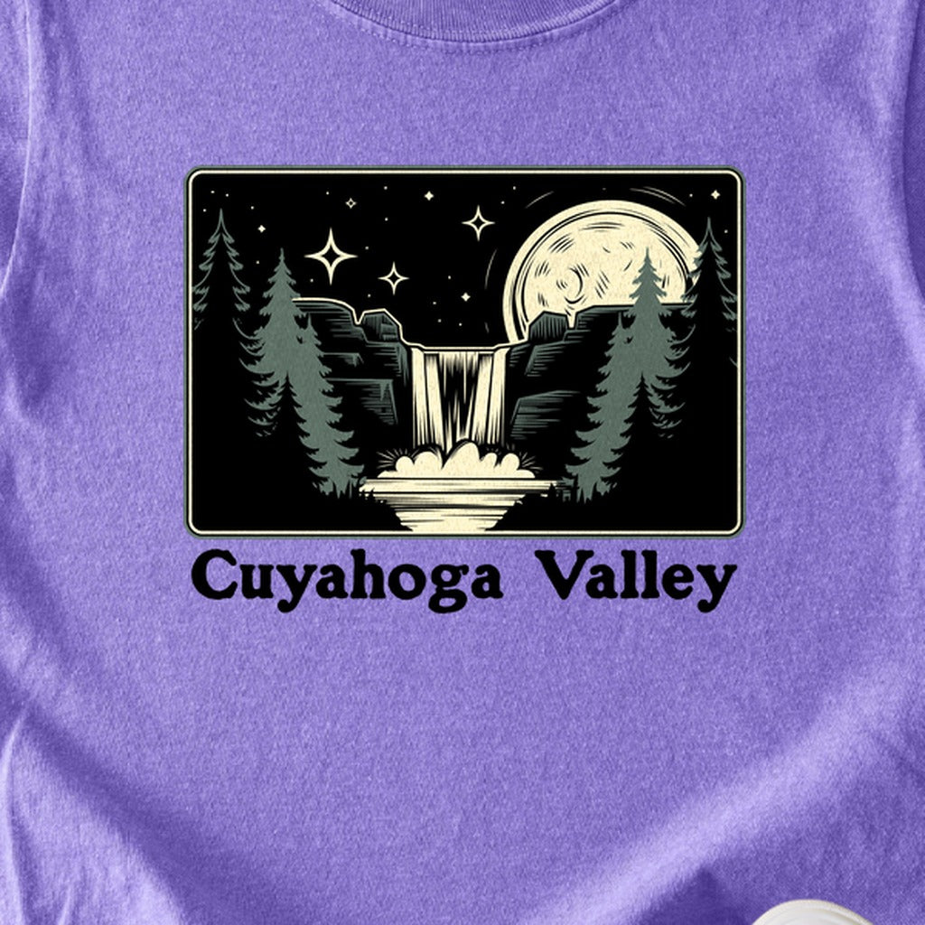 Cuyahoga Valley at Night Kids Cotton T-Shirt