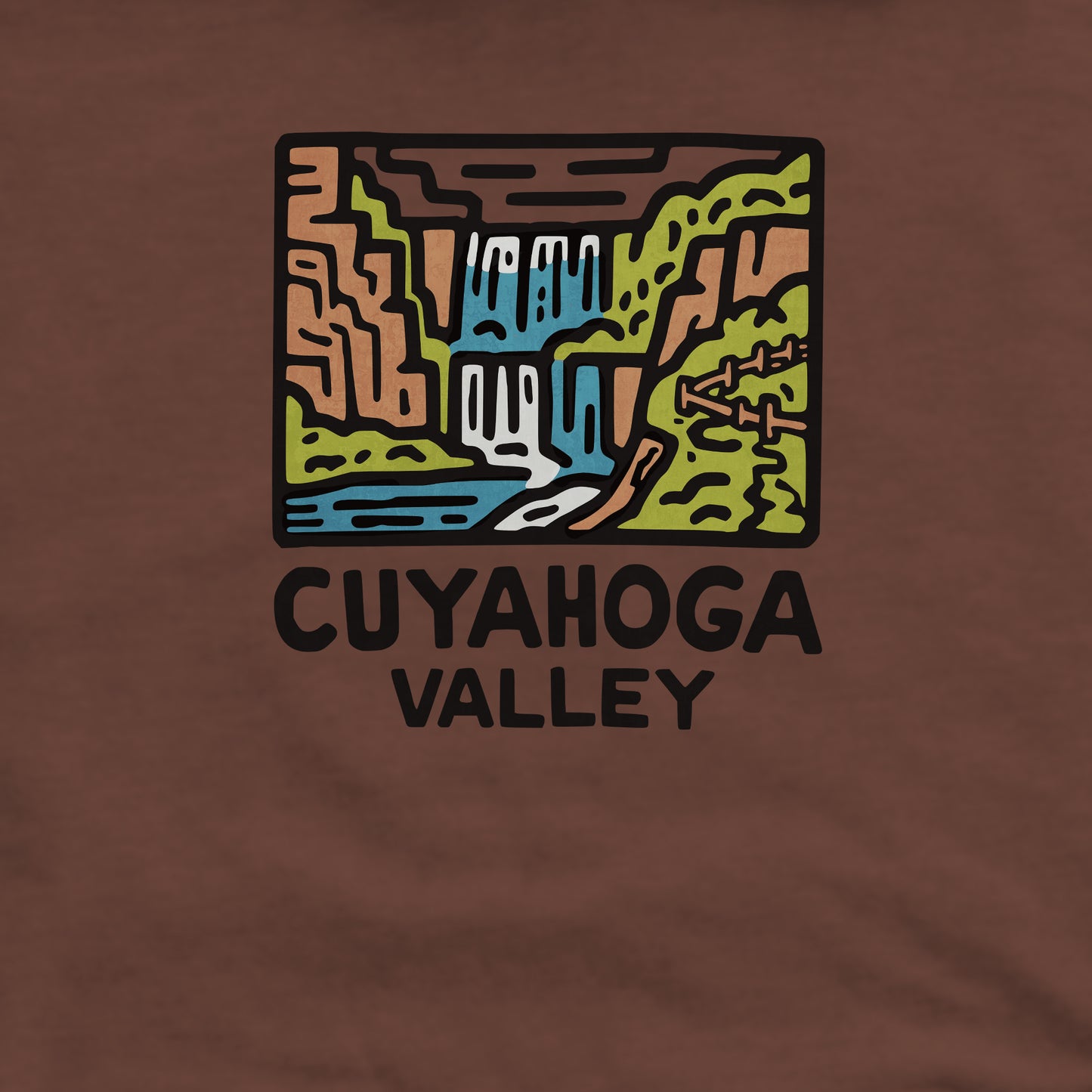 Cuyahoga Valley National Park Crewneck Sweatshirt Adventure and Outdoors Themed Sweatshirt