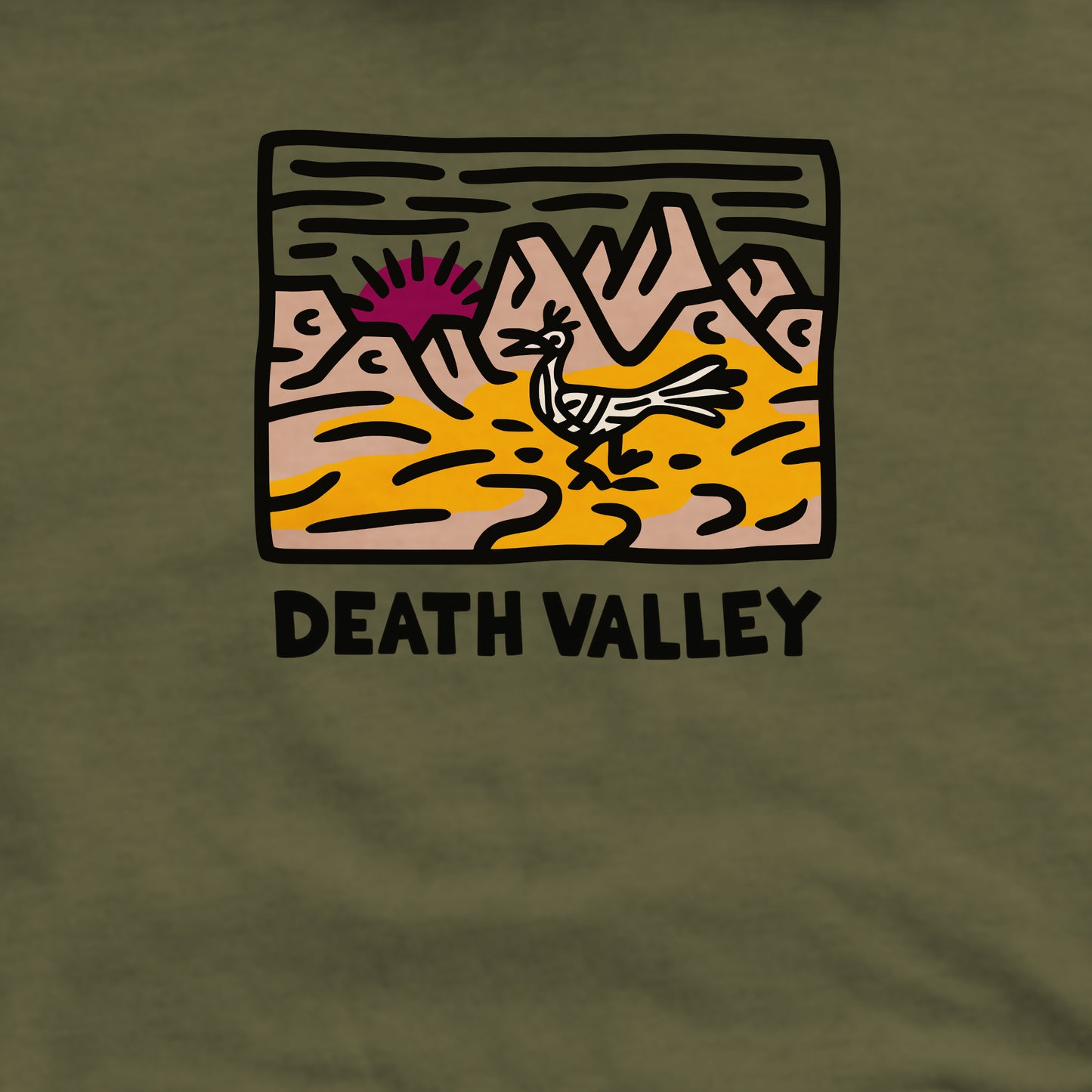 Death Valley National Park Crewneck Sweatshirt Adventure and Outdoors Themed Sweatshirt