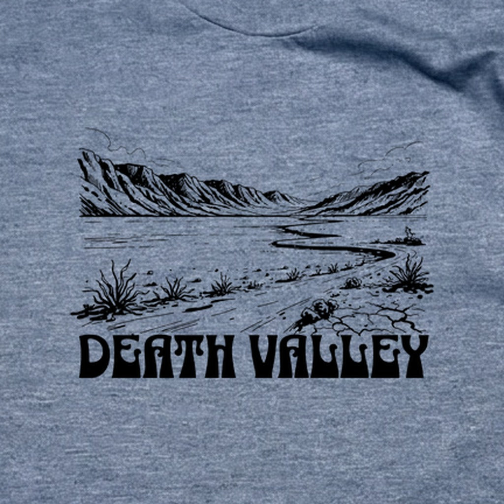 Death Valley National Park Line Drawing T-Shirt