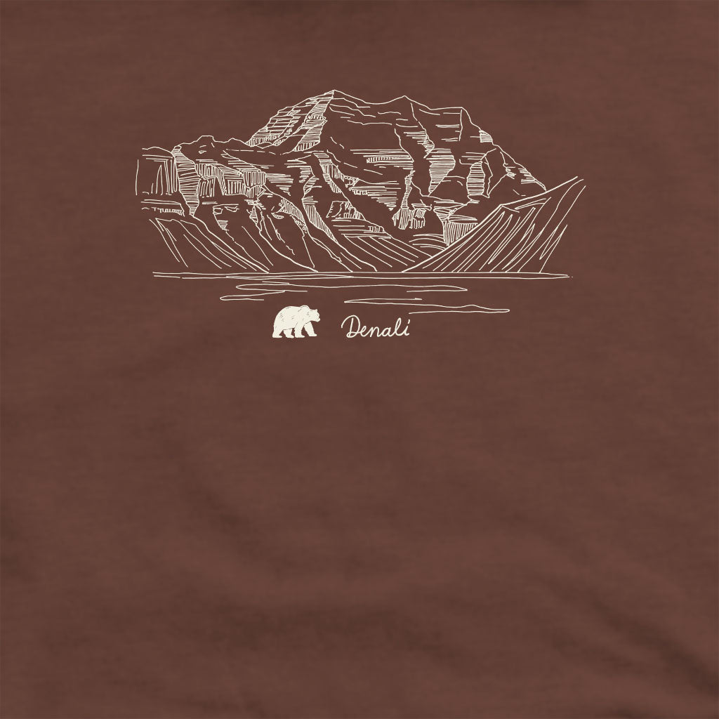 Denali Line Drawing Crewneck Sweatshirt