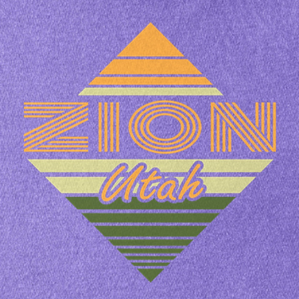 Diamond Retro Zion Kids Cotton T-Shirt