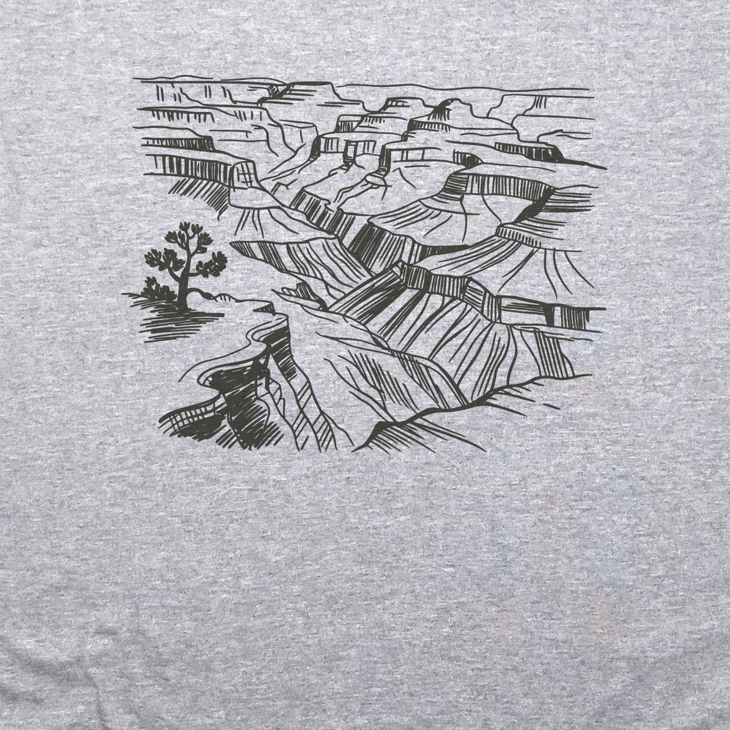 Grand Canyon Doodle T-Shirt Adventure and Outdoors Themed T-Shirt