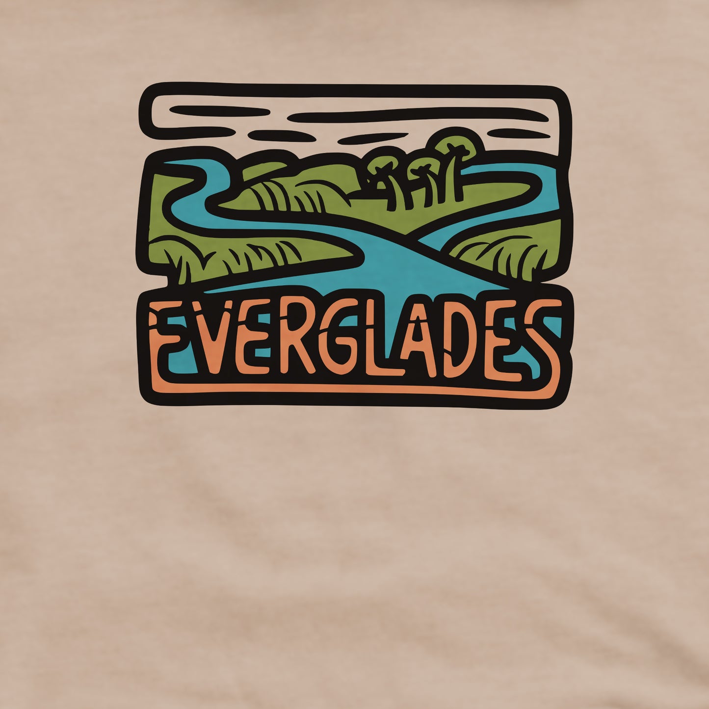 Everglades National Park Crewneck Sweatshirt Adventure and Outdoors Themed Sweatshirt