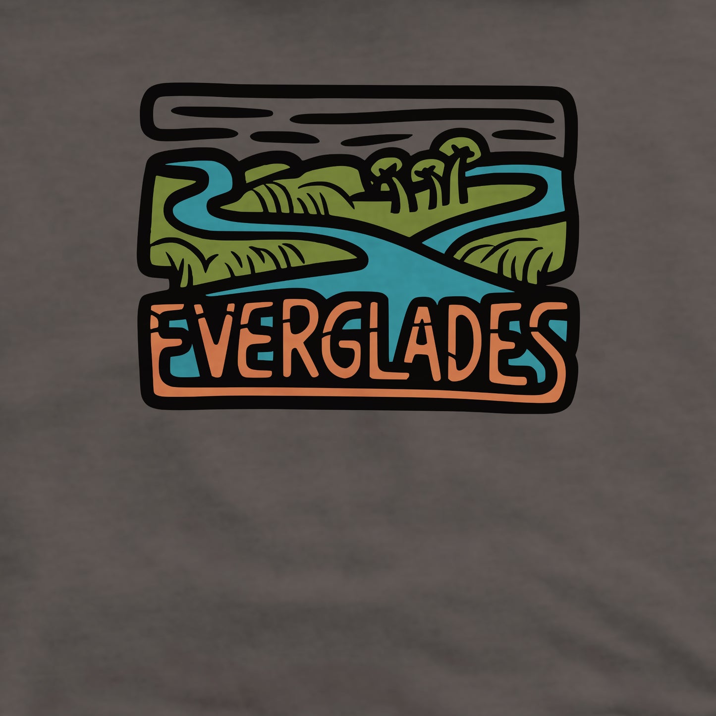 Everglades National Park Crewneck Sweatshirt Adventure and Outdoors Themed Sweatshirt