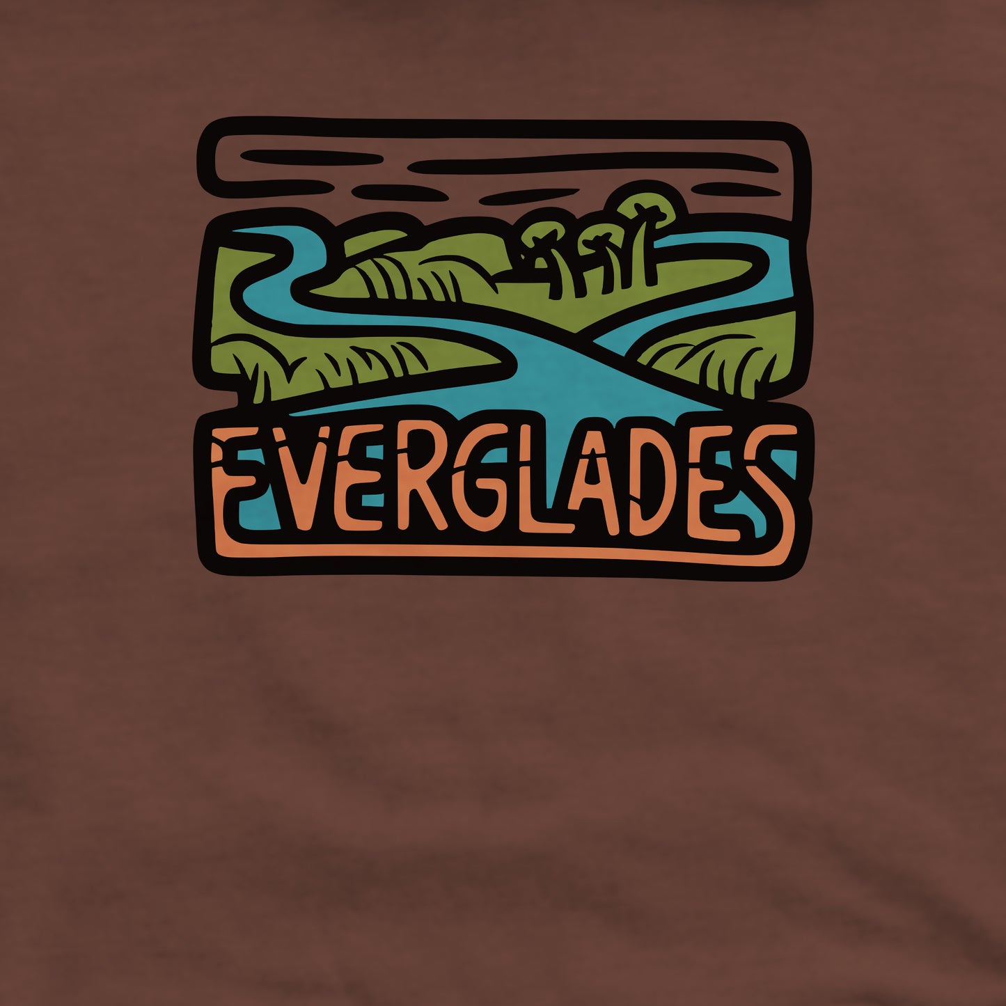 Everglades National Park Crewneck Sweatshirt Adventure and Outdoors Themed Sweatshirt