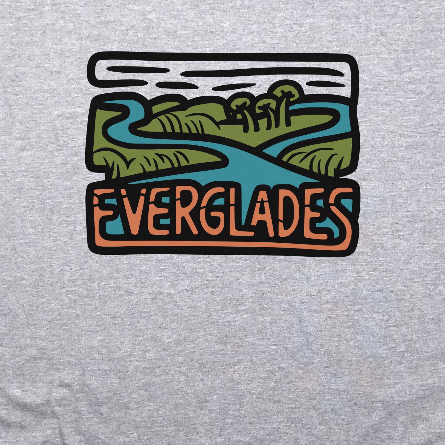 Everglades National Park Crewneck Sweatshirt Adventure and Outdoors Themed Sweatshirt