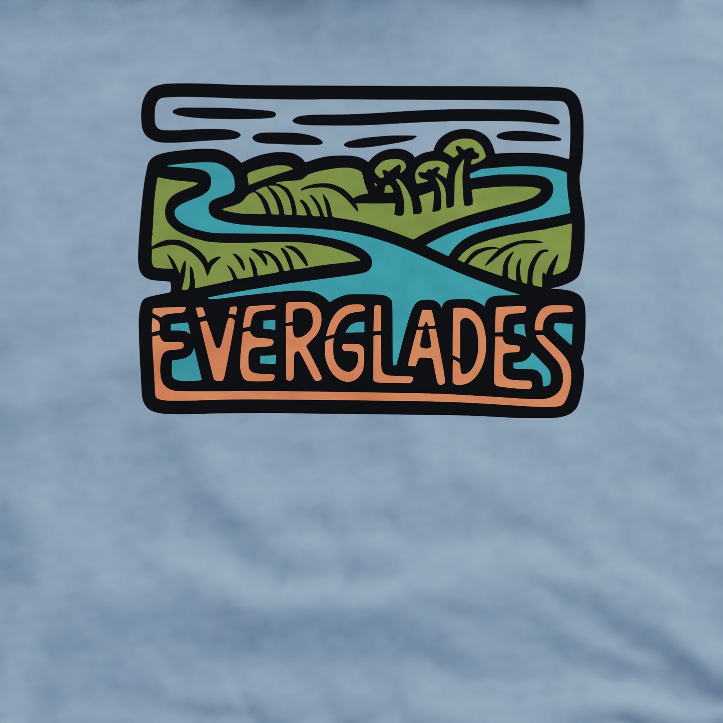 Everglades National Park Crewneck Sweatshirt Adventure and Outdoors Themed Sweatshirt