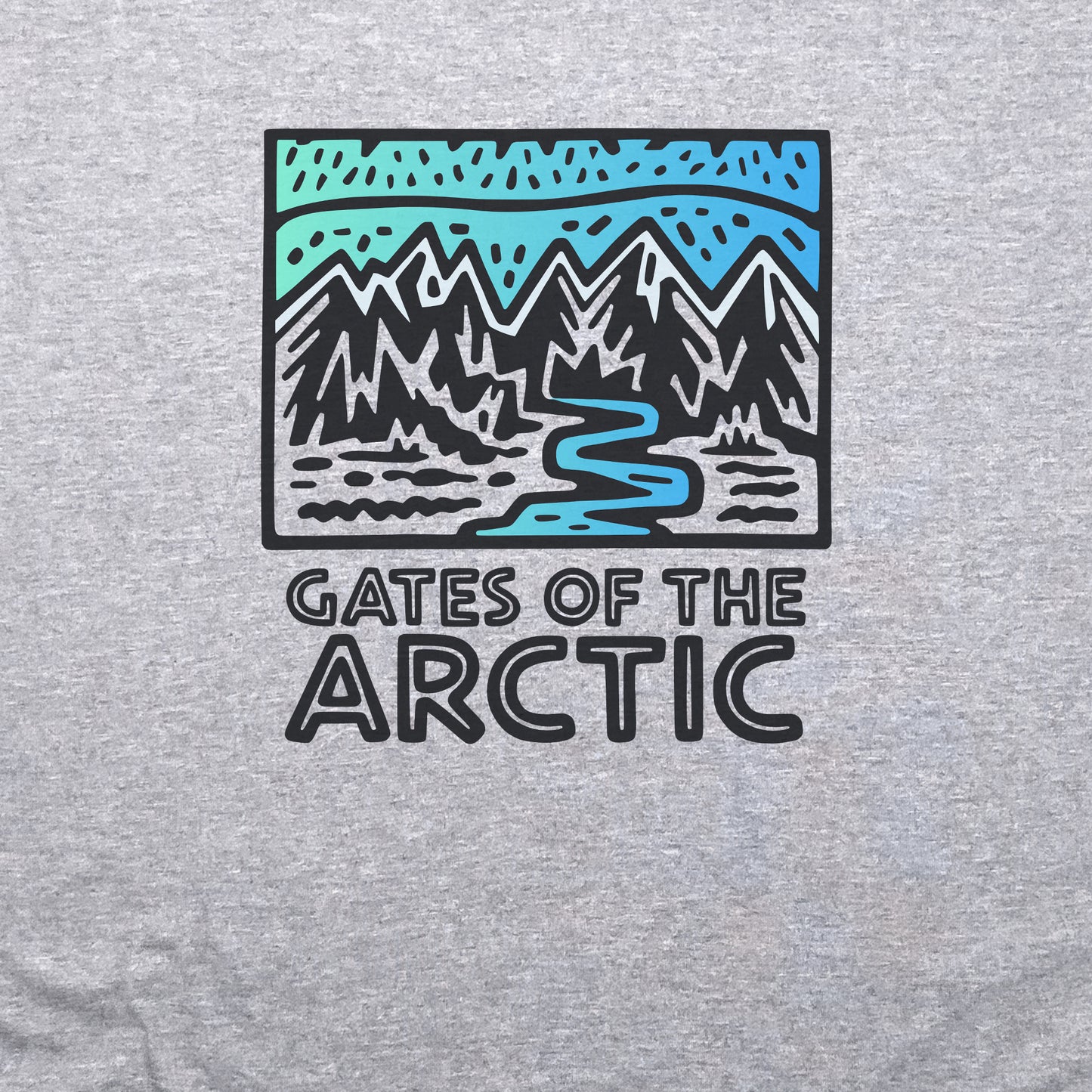 Gates of the Arctic National Park Crewneck Sweatshirt Adventure and Outdoors Themed Sweatshirt