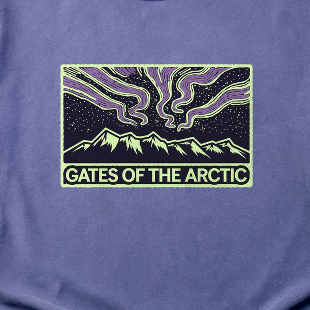 Gates of the Artic at Night Cotton T-Shirt