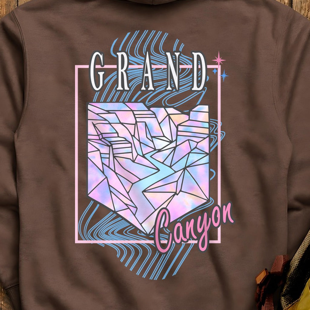 Grand Canyon Retro 80's Hoodie