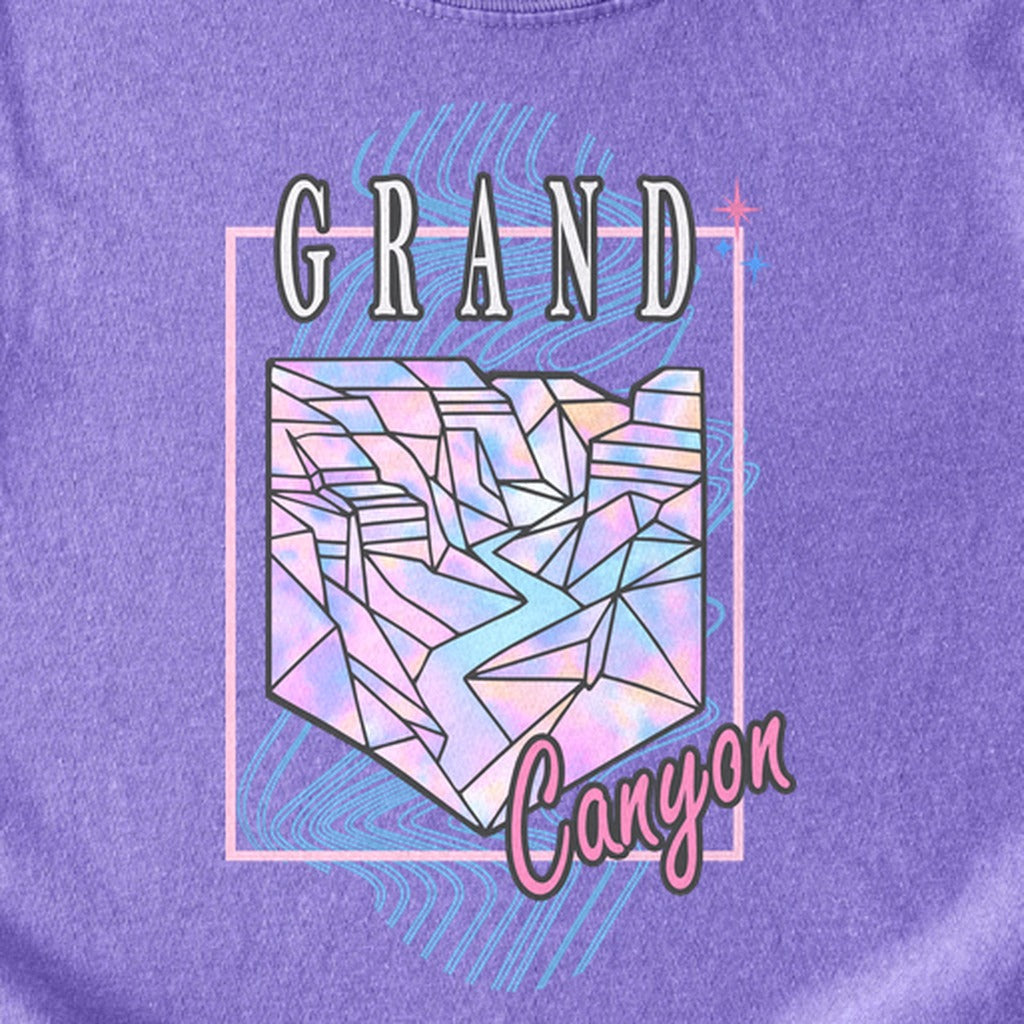 Grand Canyon Retro 80's Kids Cotton T-Shirt