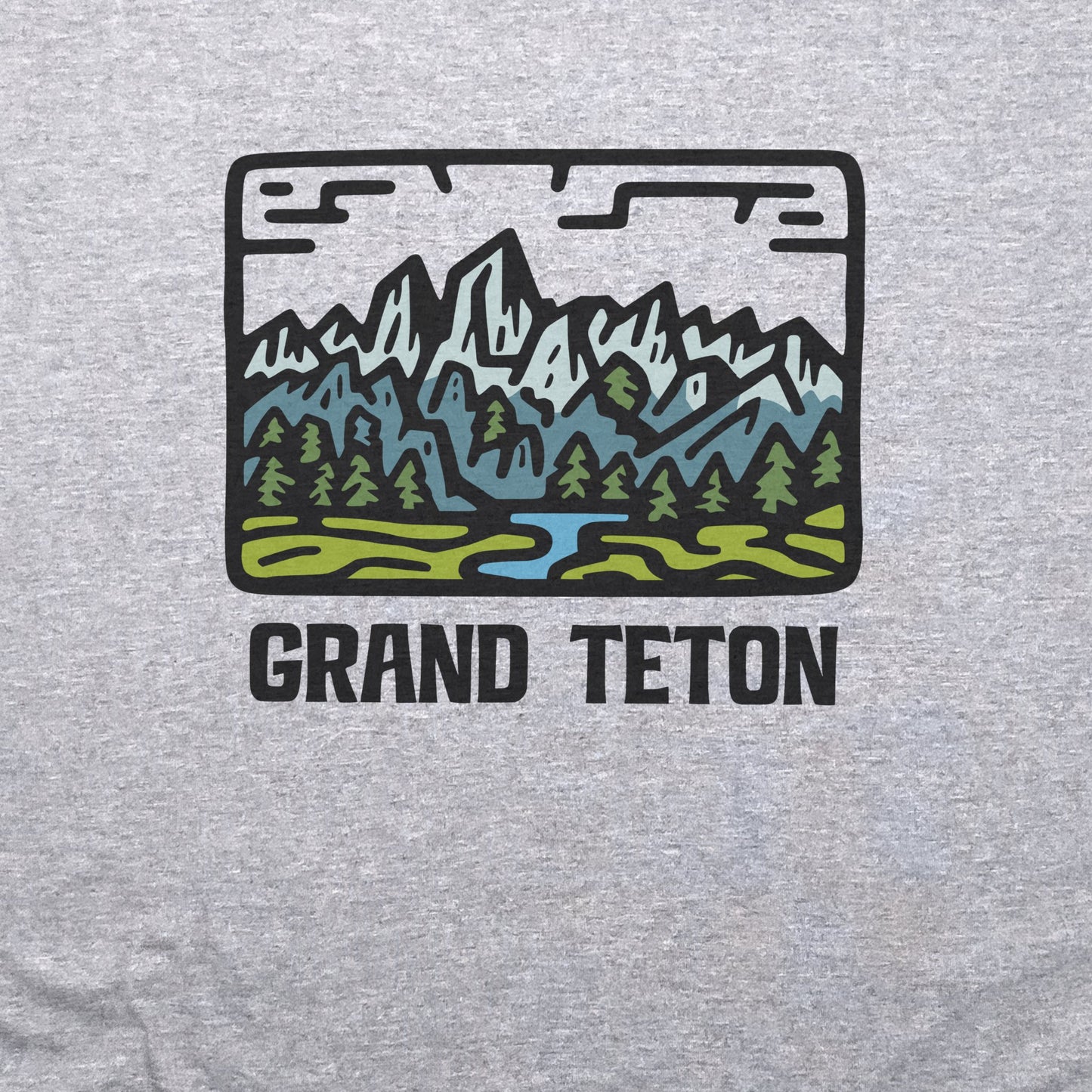 Grand Teton National Park T-Shirt Adventure and Outdoors Themed T-Shirt