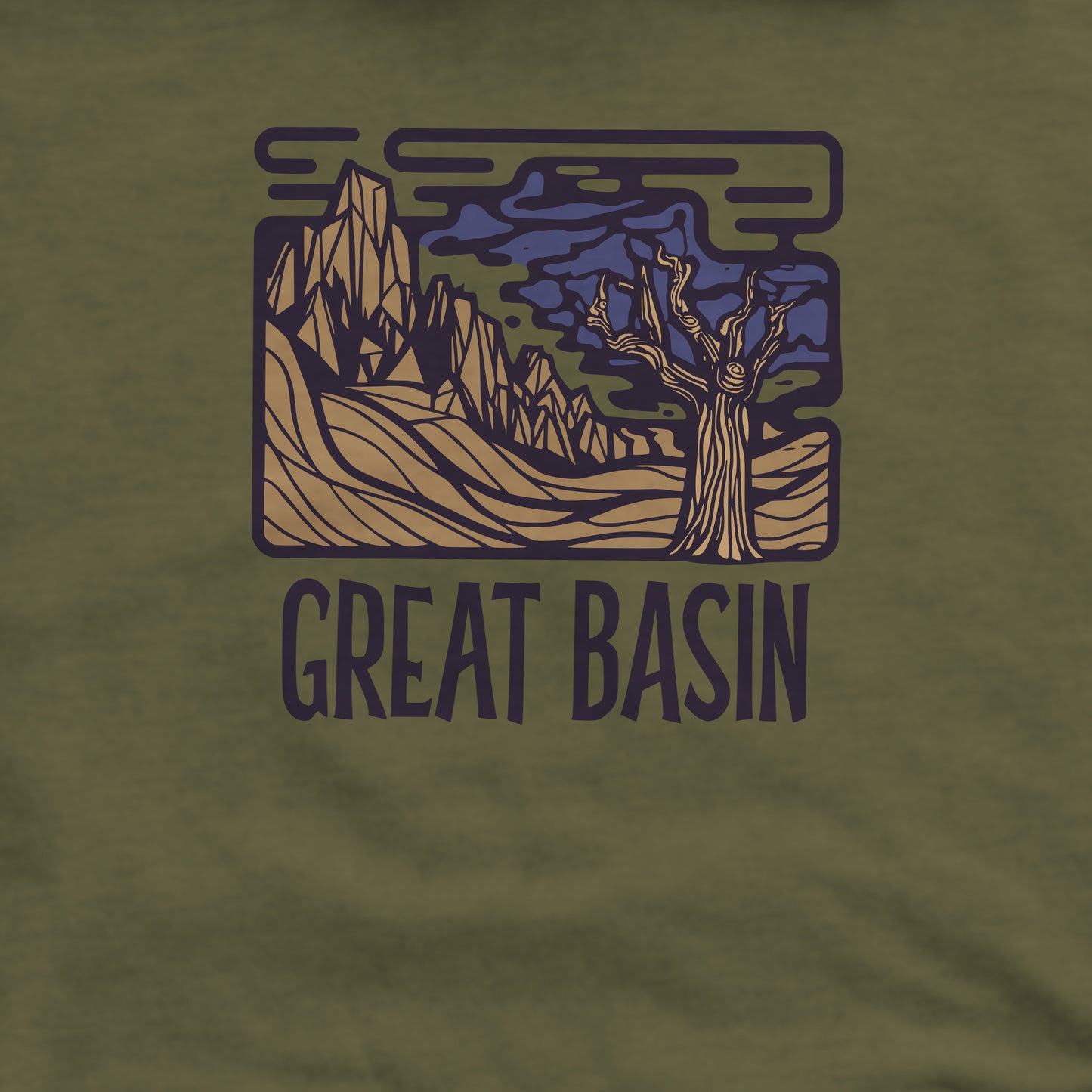 Great Basin National Park Crewneck Sweatshirt Adventure and Outdoors Themed Sweatshirt