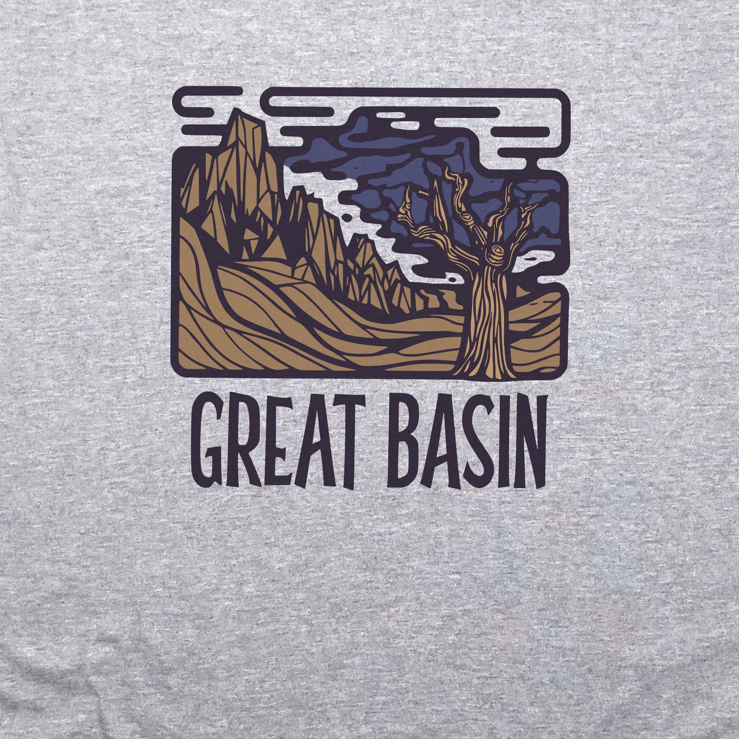 Great Basin National Park Crewneck Sweatshirt Adventure and Outdoors Themed Sweatshirt