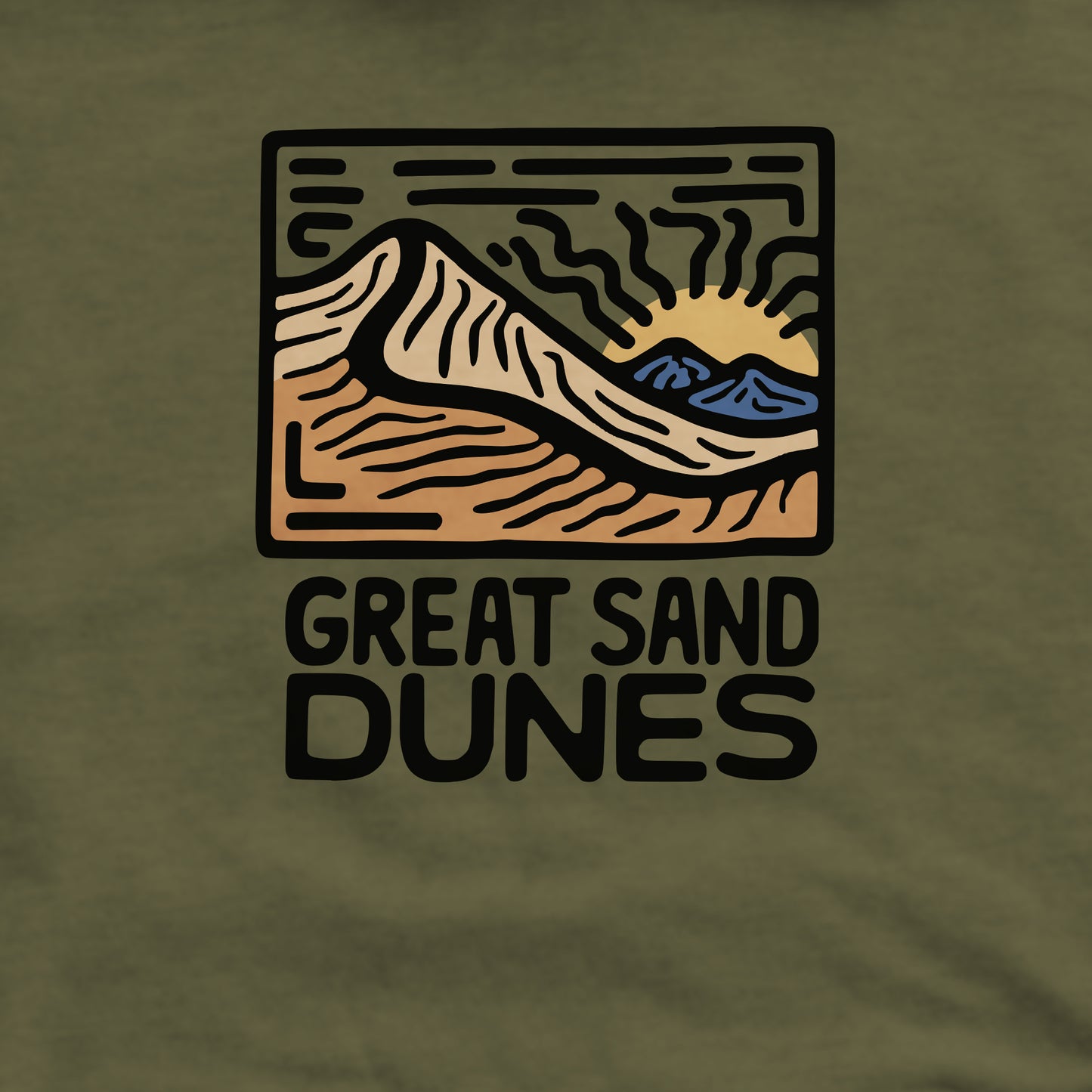 Great Sand Dunes National Park Crewneck Sweatshirt Adventure and Outdoors Themed Sweatshirt