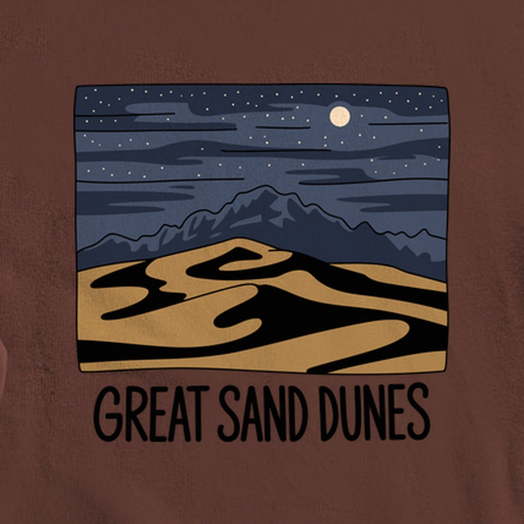 Great Sand Dunes at Night Crewneck Sweatshirt