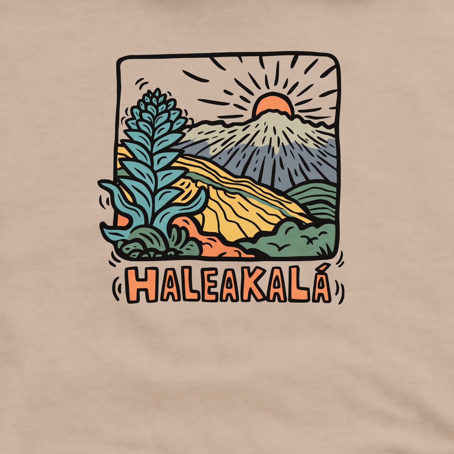 Haleakala National Park Crewneck Sweatshirt Adventure and Outdoors Themed Sweatshirt