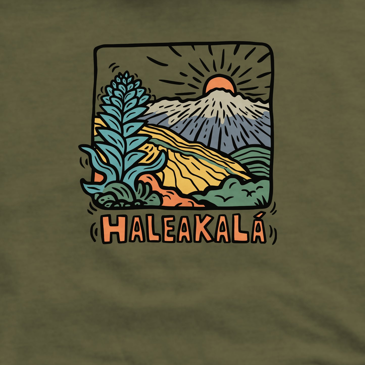 Haleakala National Park Crewneck Sweatshirt Adventure and Outdoors Themed Sweatshirt