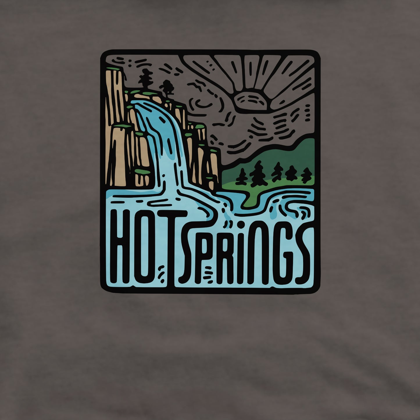 Hot Springs National Park Crewneck Sweatshirt Adventure and Outdoors Themed Sweatshirt