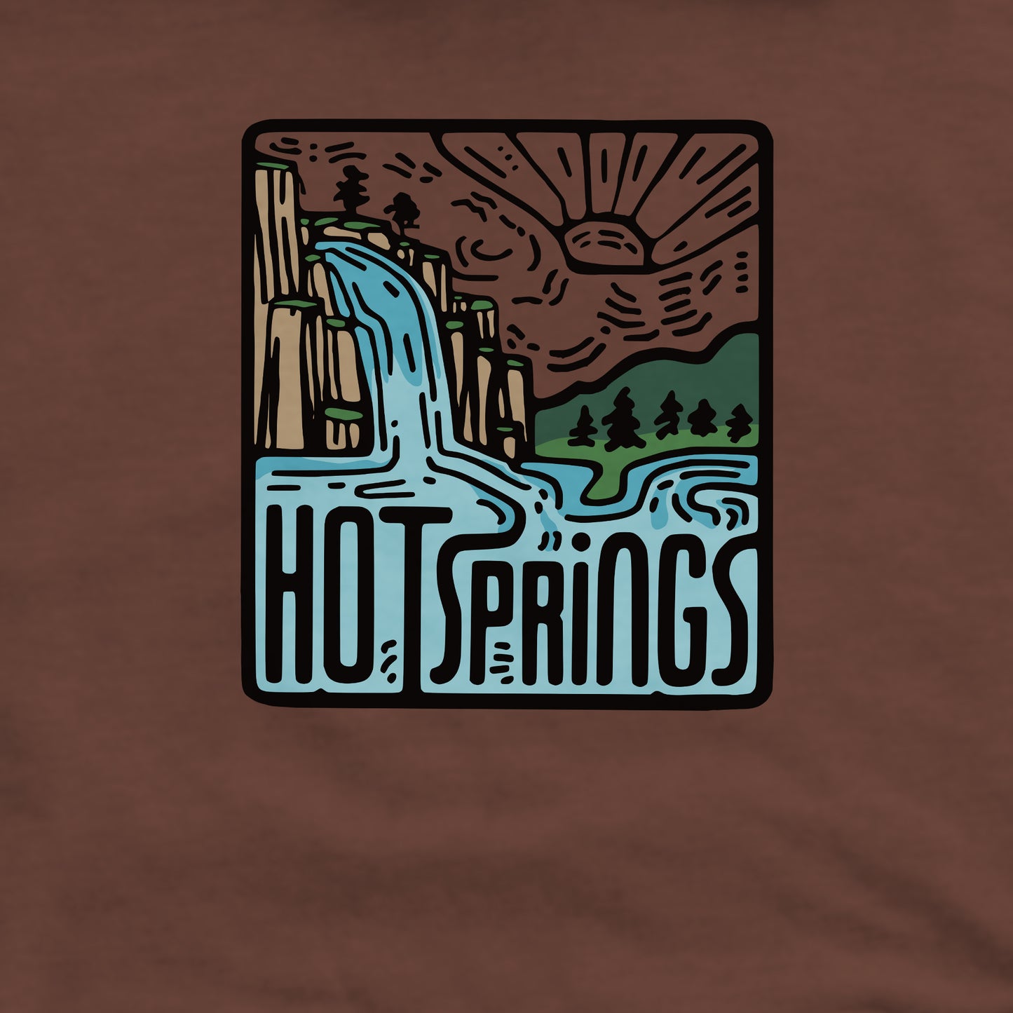 Hot Springs National Park Crewneck Sweatshirt Adventure and Outdoors Themed Sweatshirt