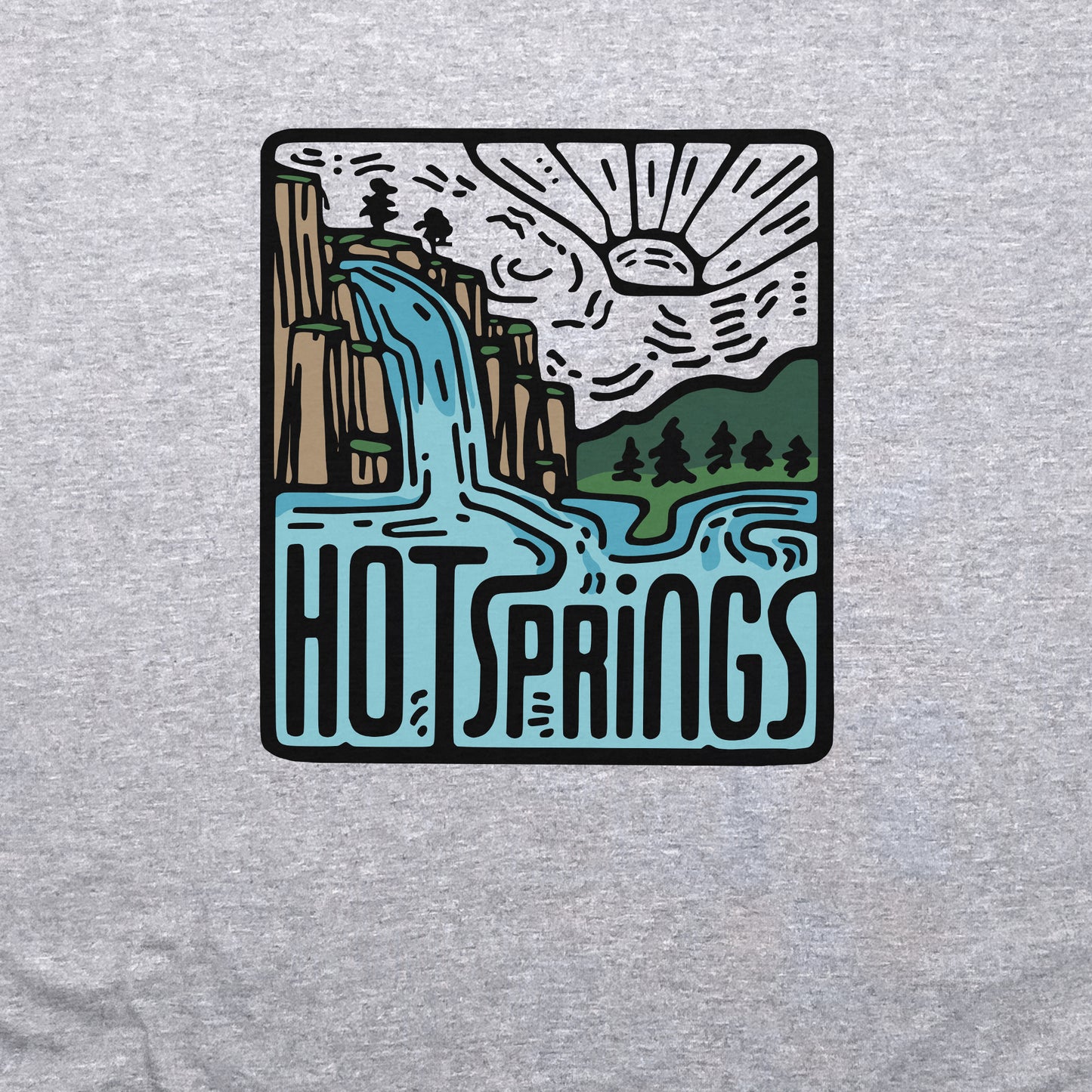 Hot Springs National Park Crewneck Sweatshirt Adventure and Outdoors Themed Sweatshirt