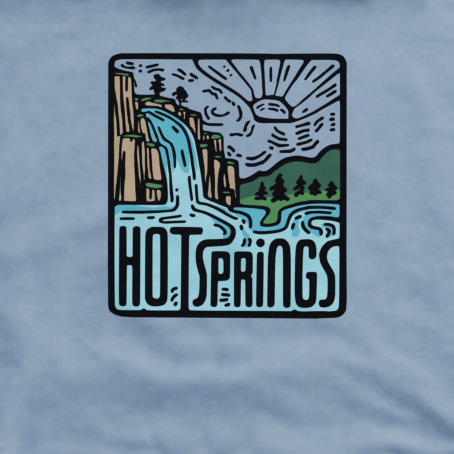 Hot Springs National Park Crewneck Sweatshirt Adventure and Outdoors Themed Sweatshirt